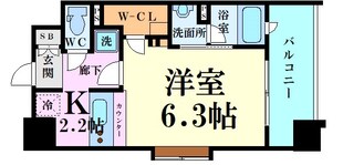 Gate Court OsakaFukushima（ゲートコート大阪福島）の物件間取画像